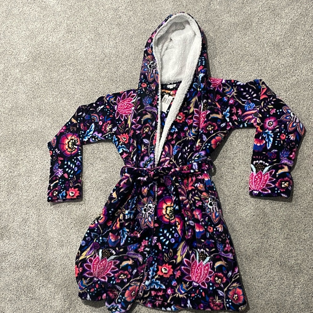 Vera Bradley Hooded Fleece Robe